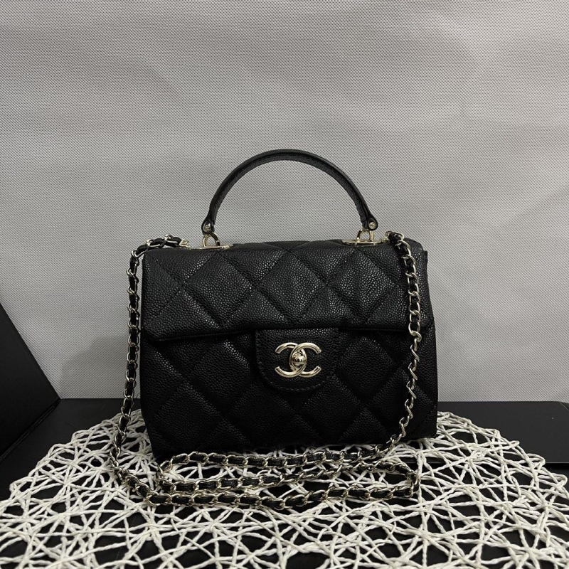 Ch**el top handle bags